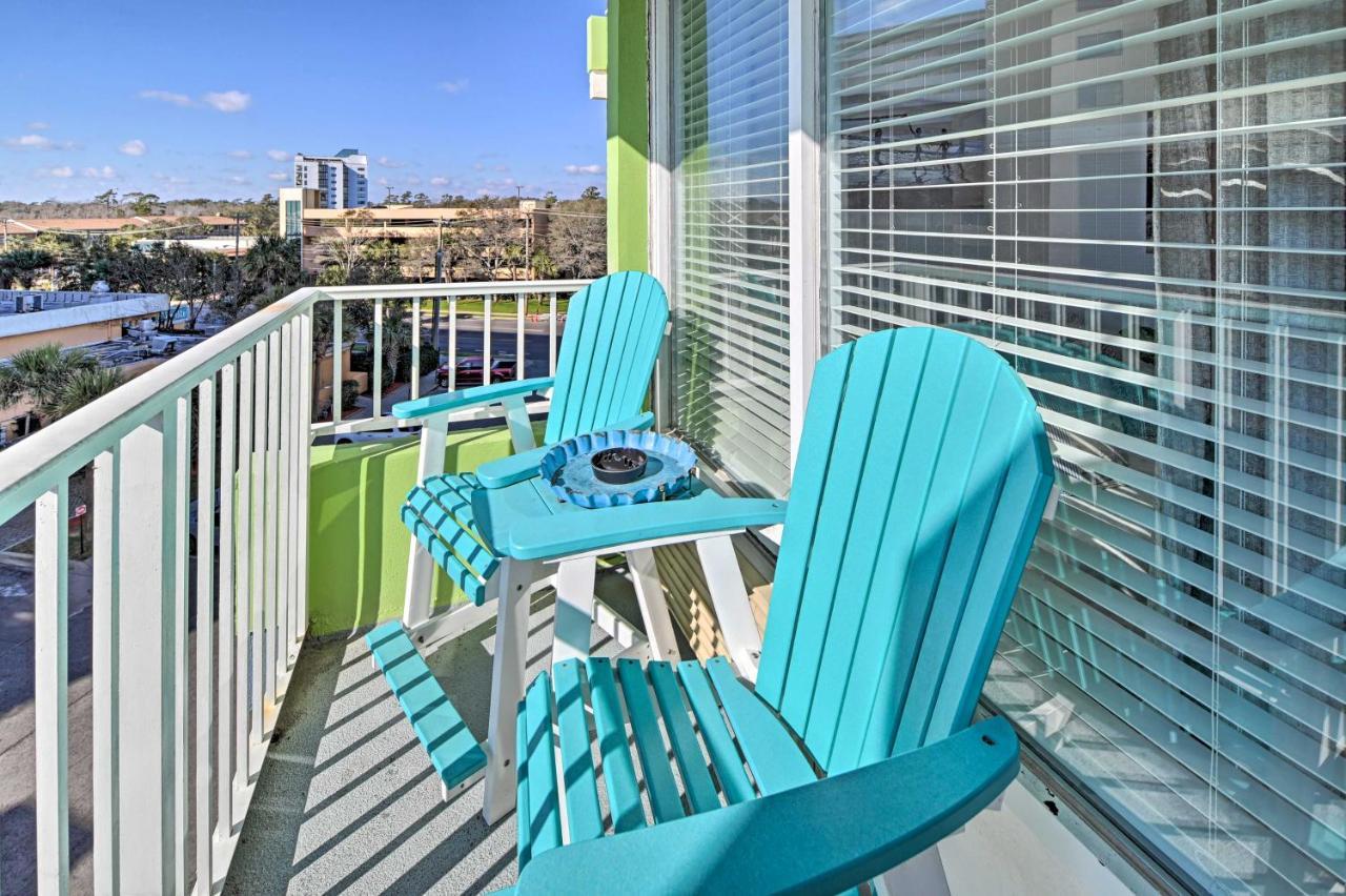 Beachfront Condo In Myrtle Beach With Pool Access Exteriör bild